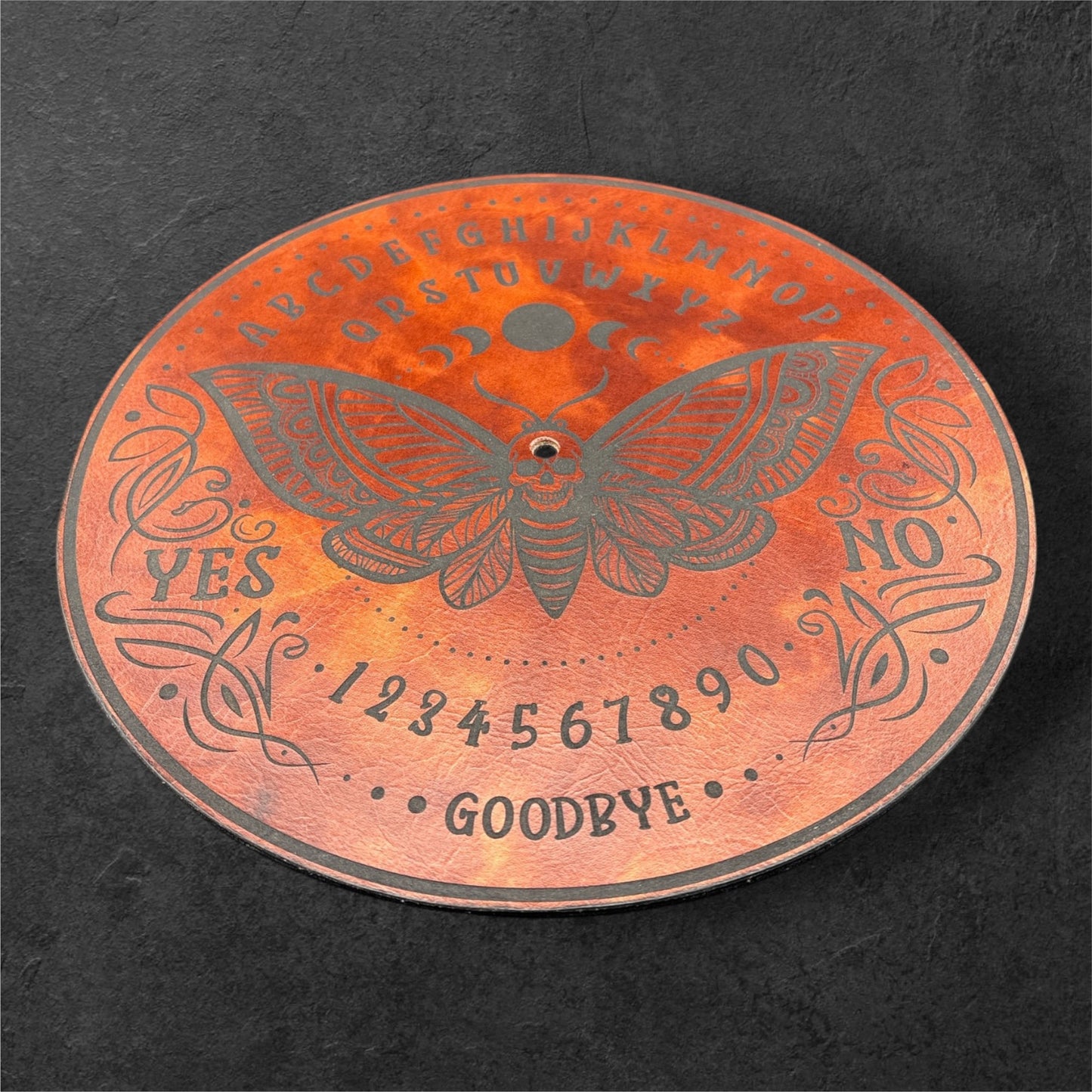 Ouija Board Leather Turntable Pad
