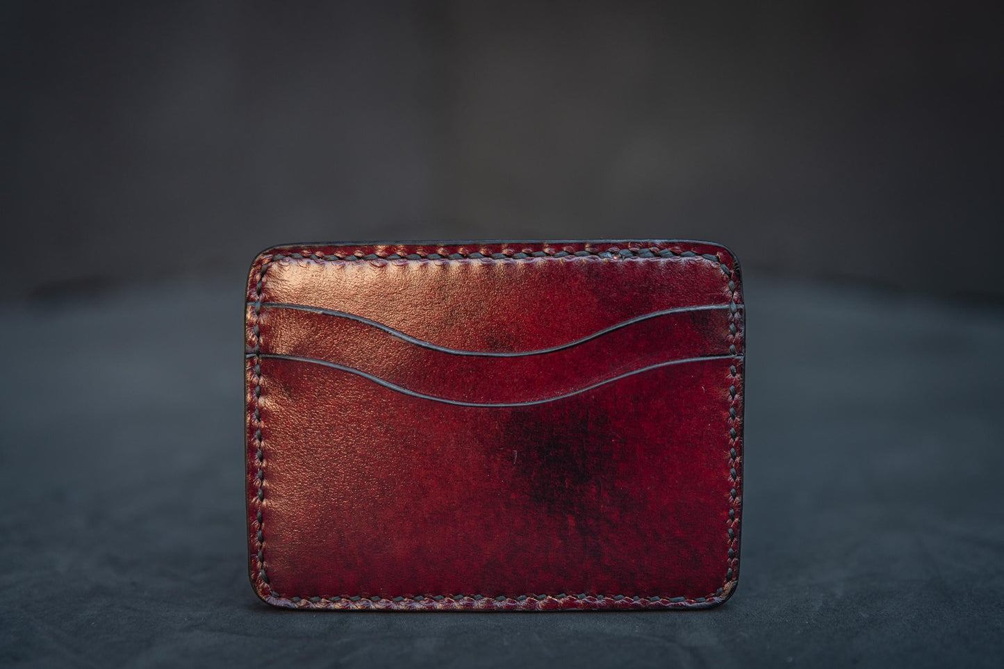 Dark Academia Oxblood Card Wallet