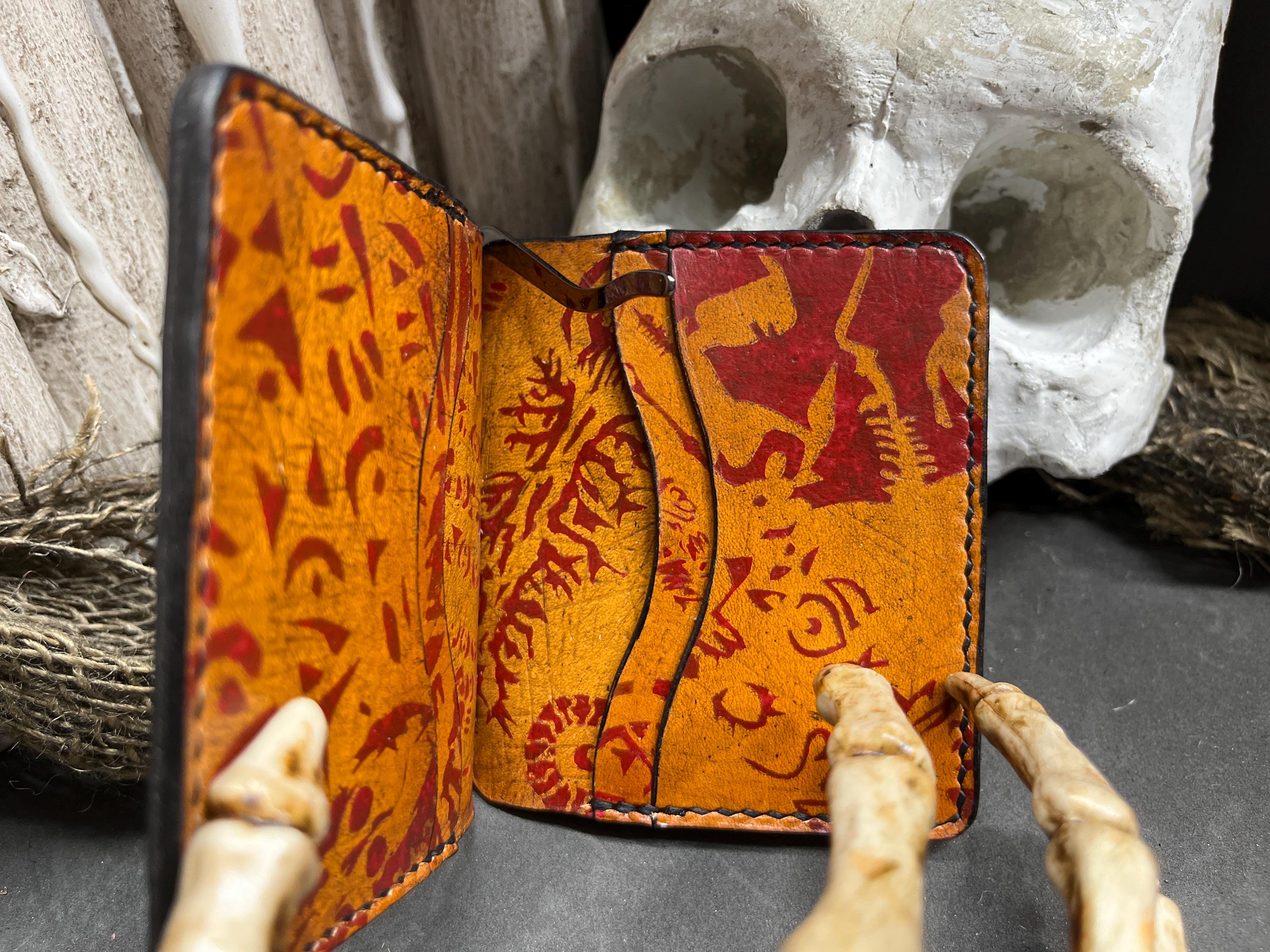 Book of the Dead Money Clip Wallet