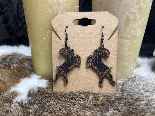 Black Phillip Earrings (Multiple Colors)