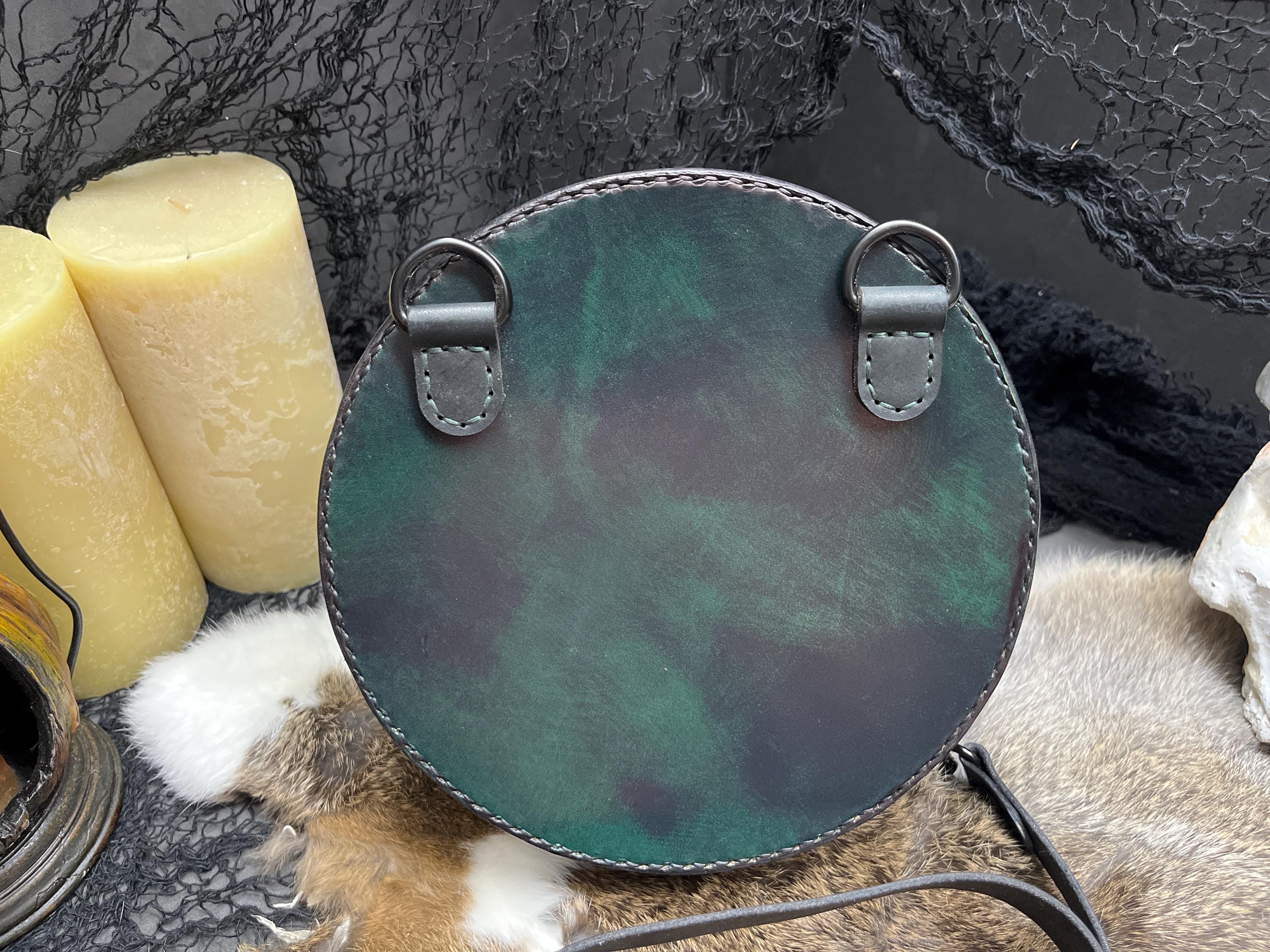Haunted Forest Green Crossbody Bag