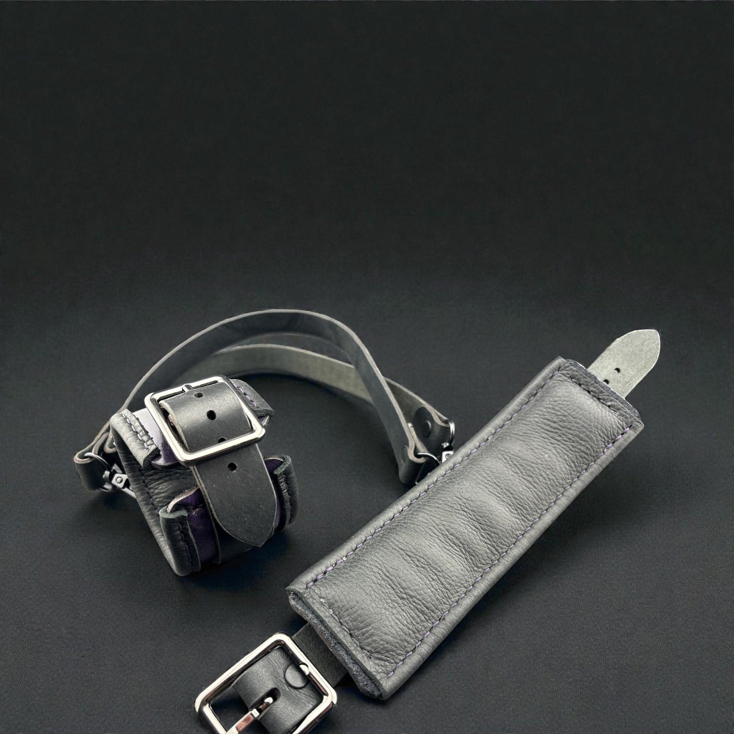 Deluxe Leather Handcuffs (Pair)