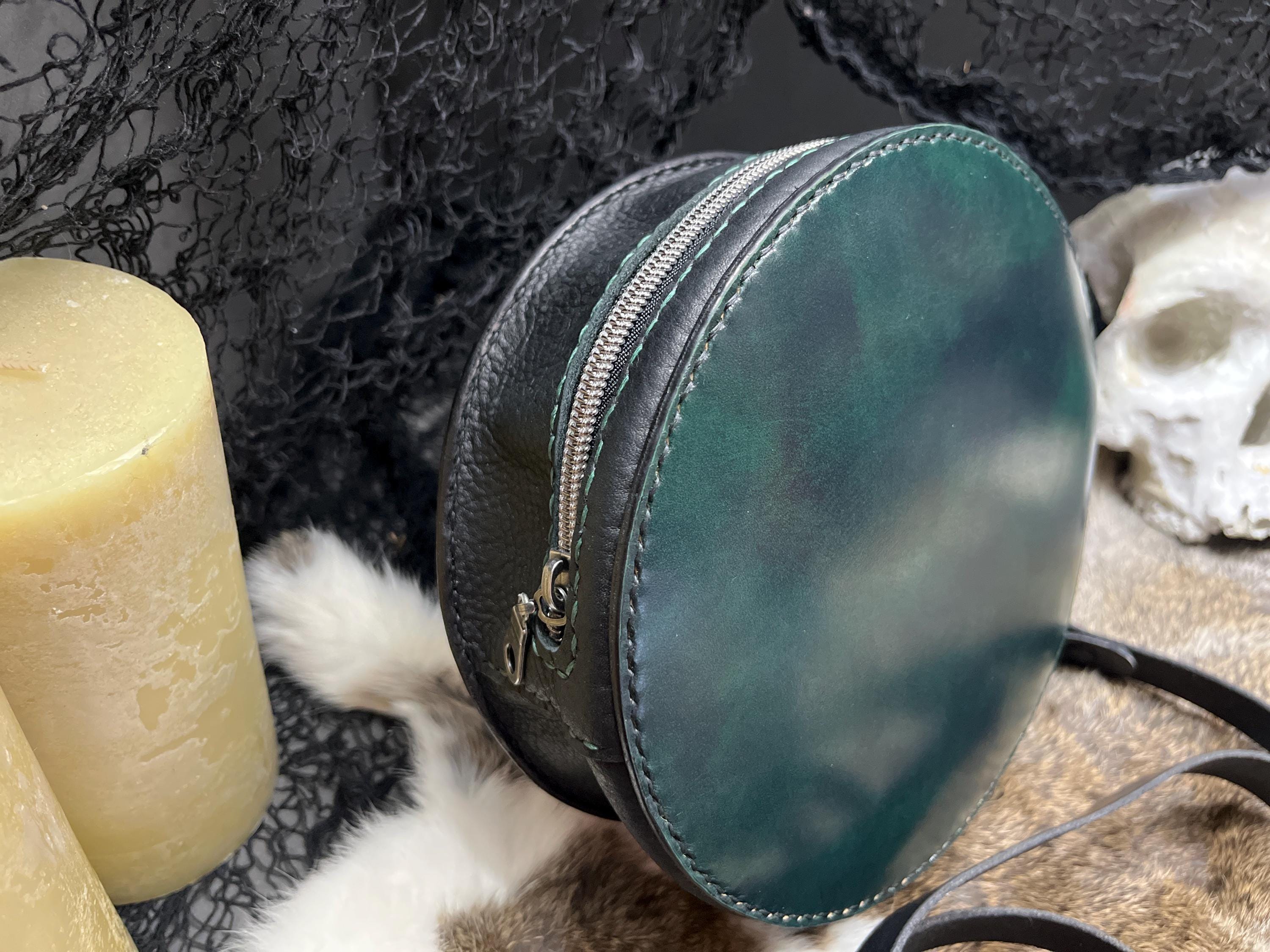 Haunted Forest Green Crossbody Bag