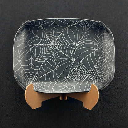 Spider Web Leather Valet Tray
