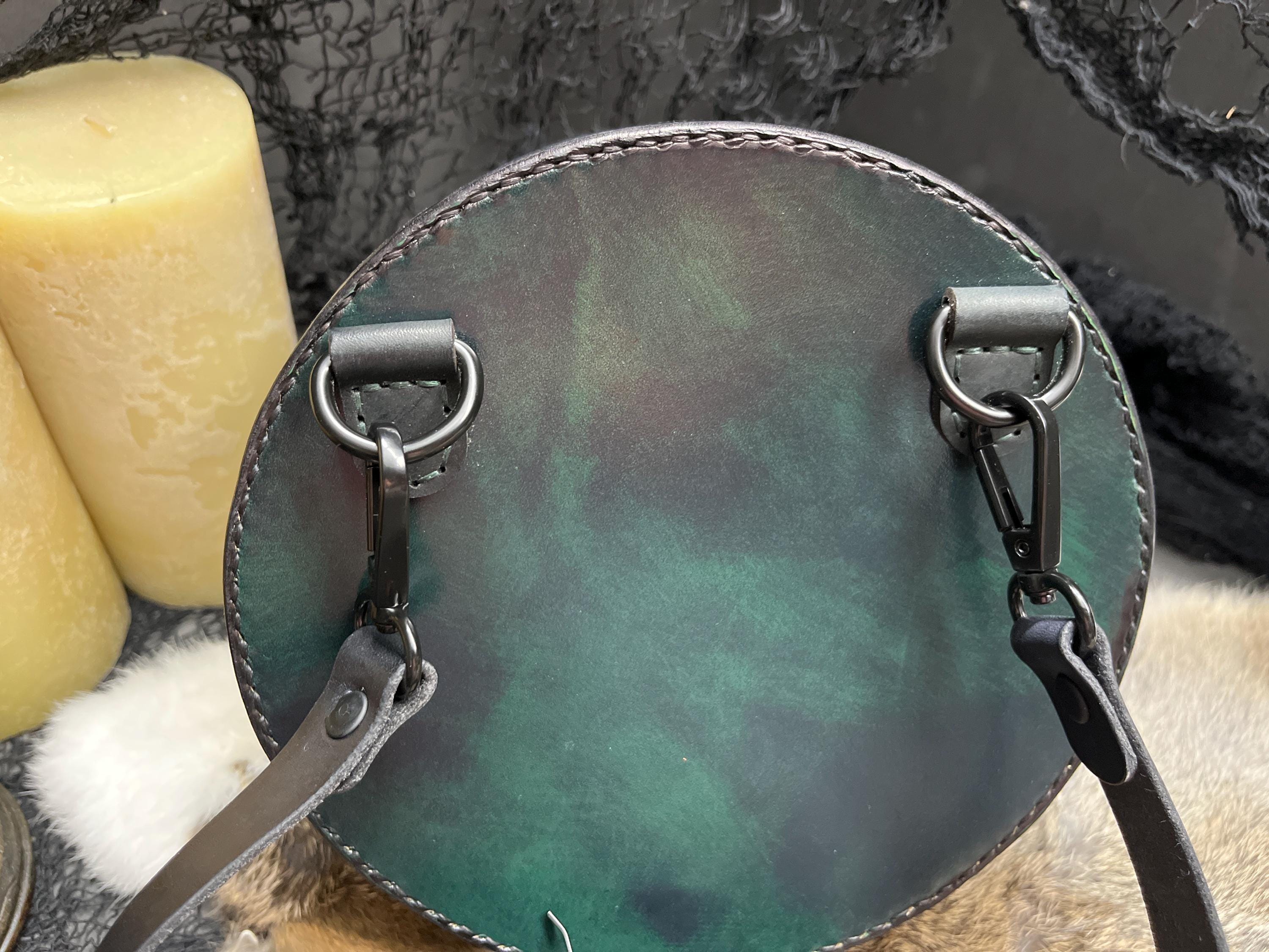 Haunted Forest Green Crossbody Bag