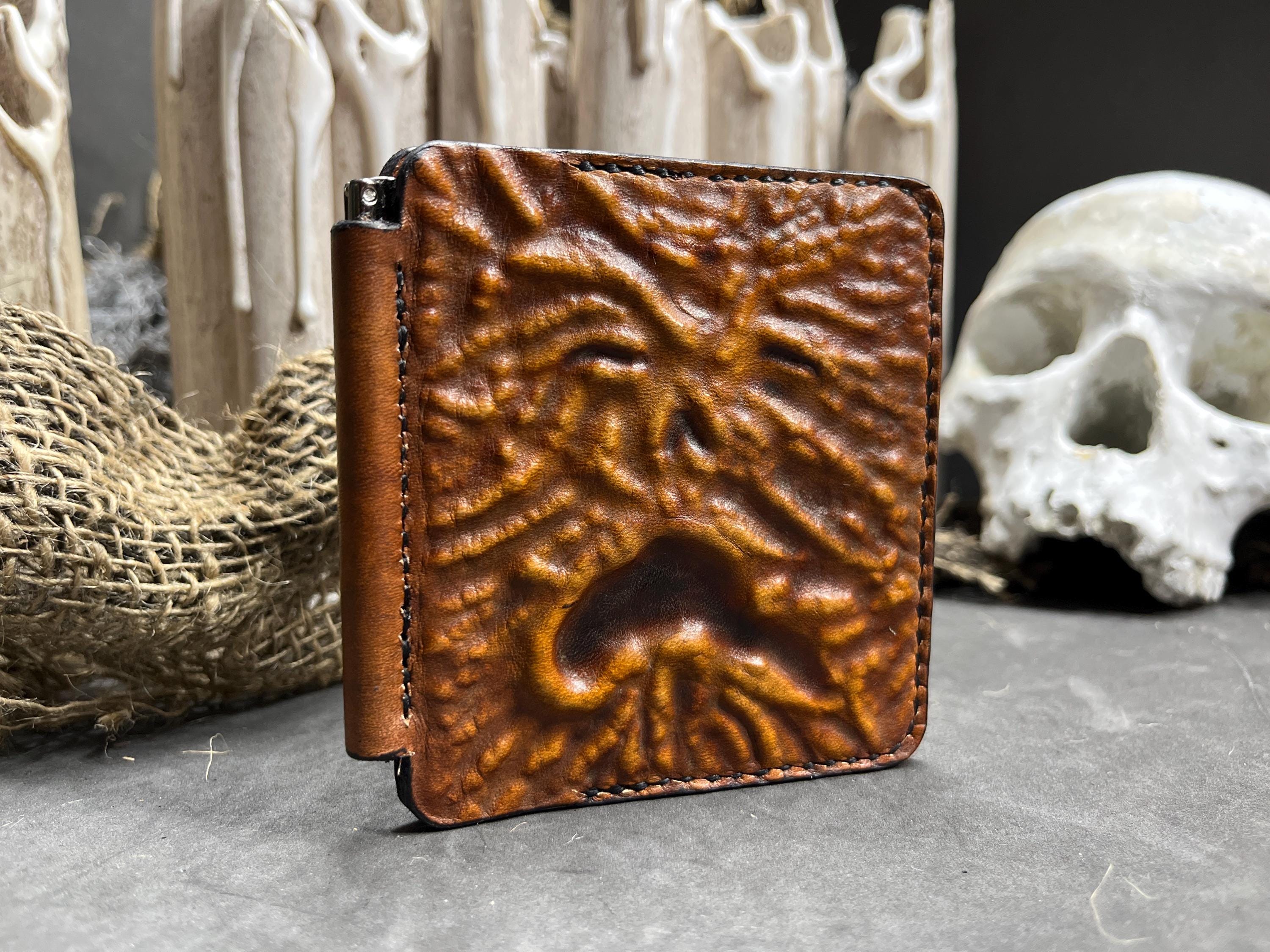 Book of the Dead Money Clip Wallet