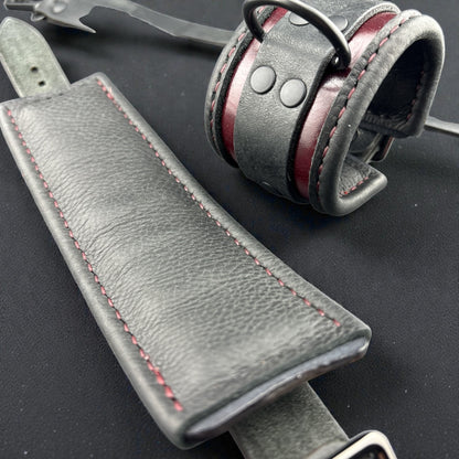 Deluxe Leather Handcuffs (Pair)