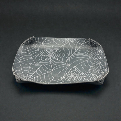 Spider Web Leather Valet Tray