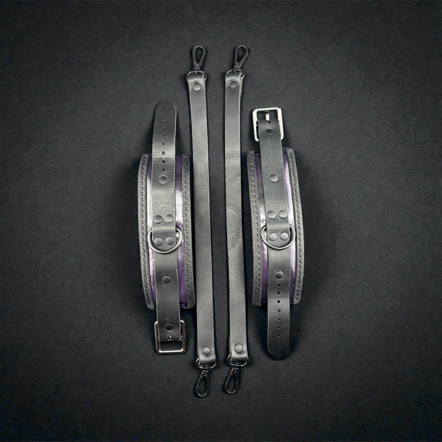 Deluxe Leather Handcuffs (Pair)