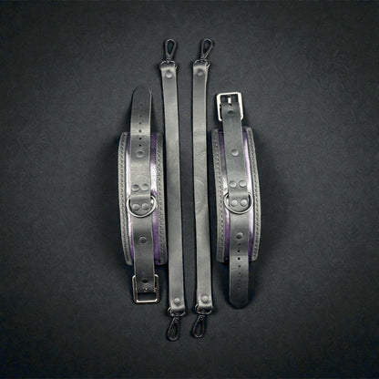 Deluxe Leather Handcuffs (Pair)