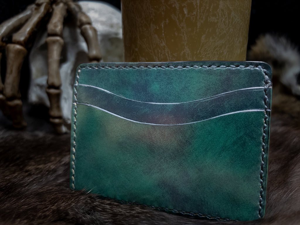 Haunted Forest Green Card Wallet