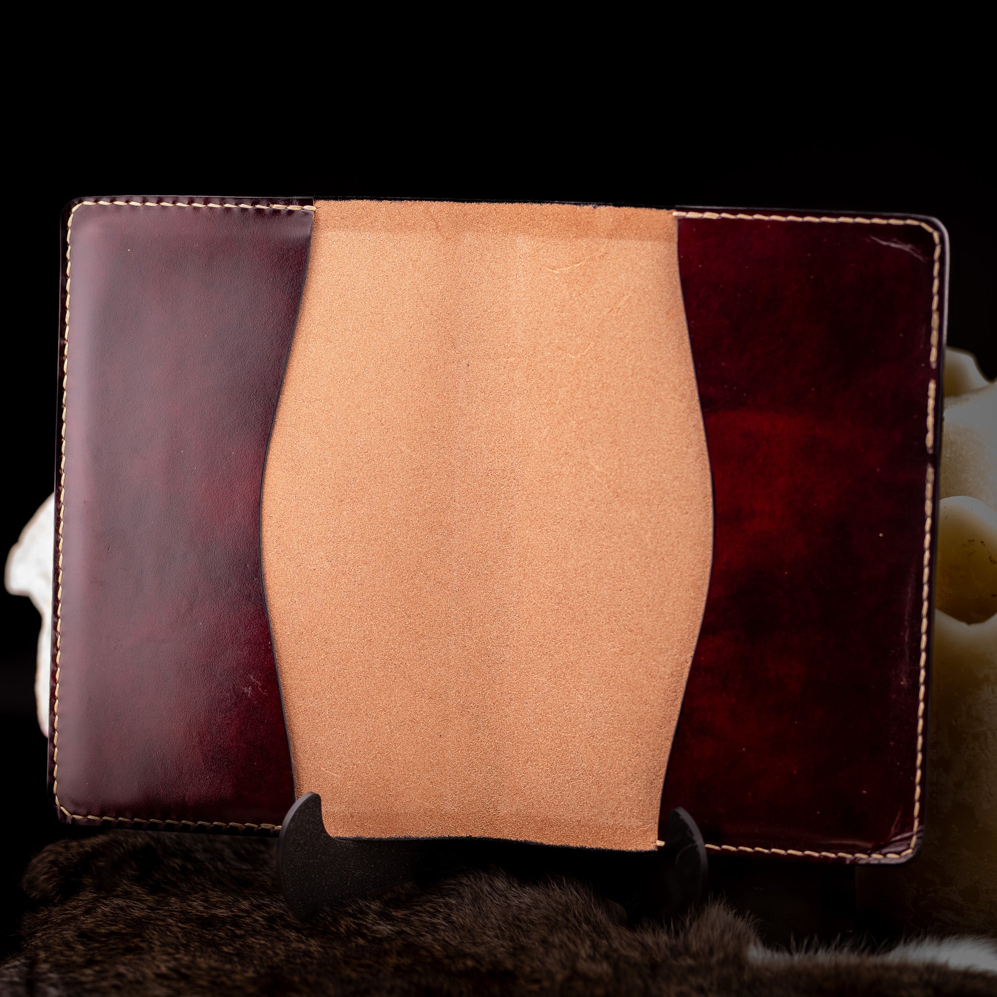Dark Academic Oxblood Full Size Journal Cover