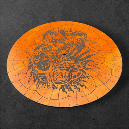 Beautiful Death Leather Turntable Pad