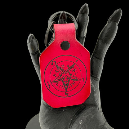 Sigil of Baphomet (Samael Lilith) Keyring