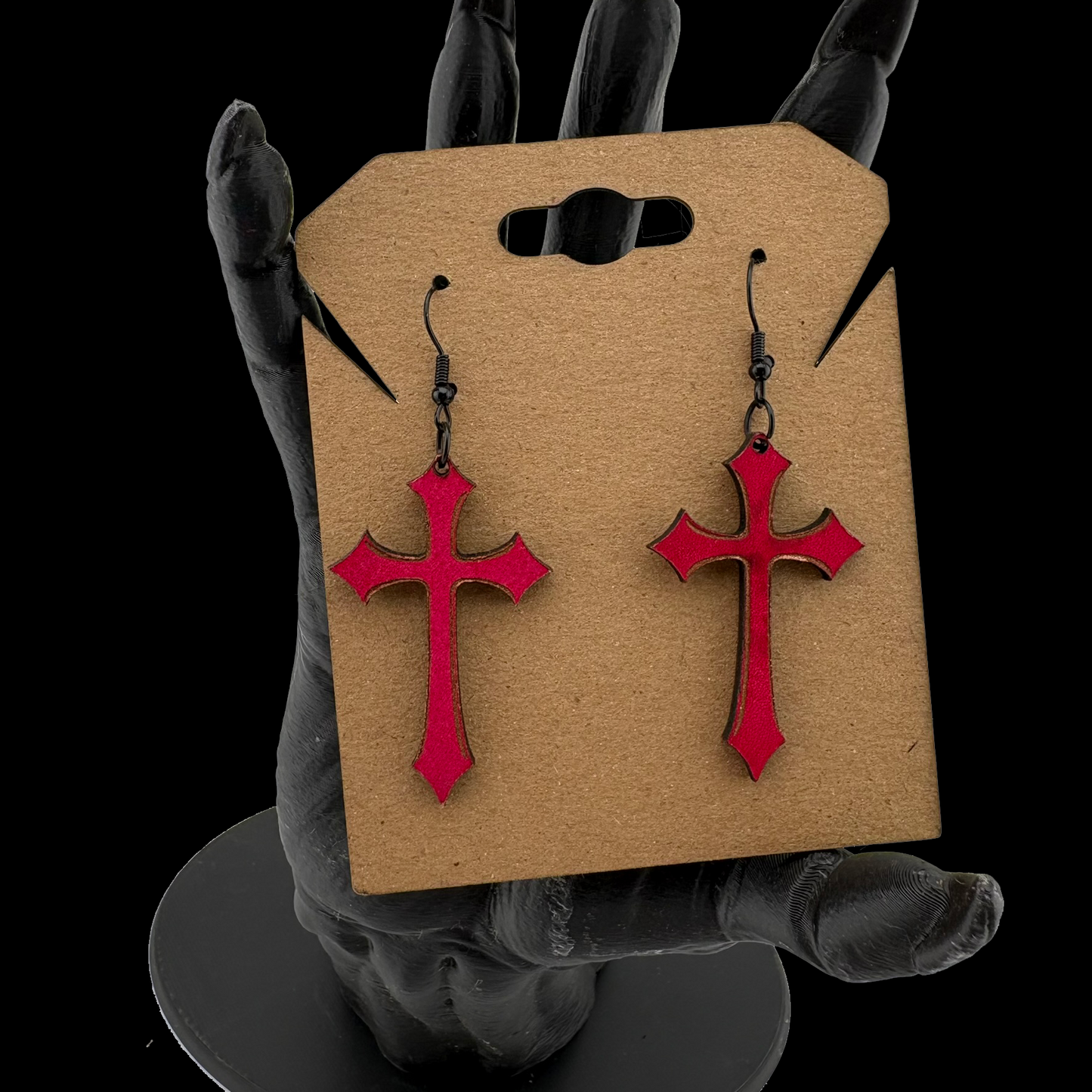 Gothic Cross Earrings