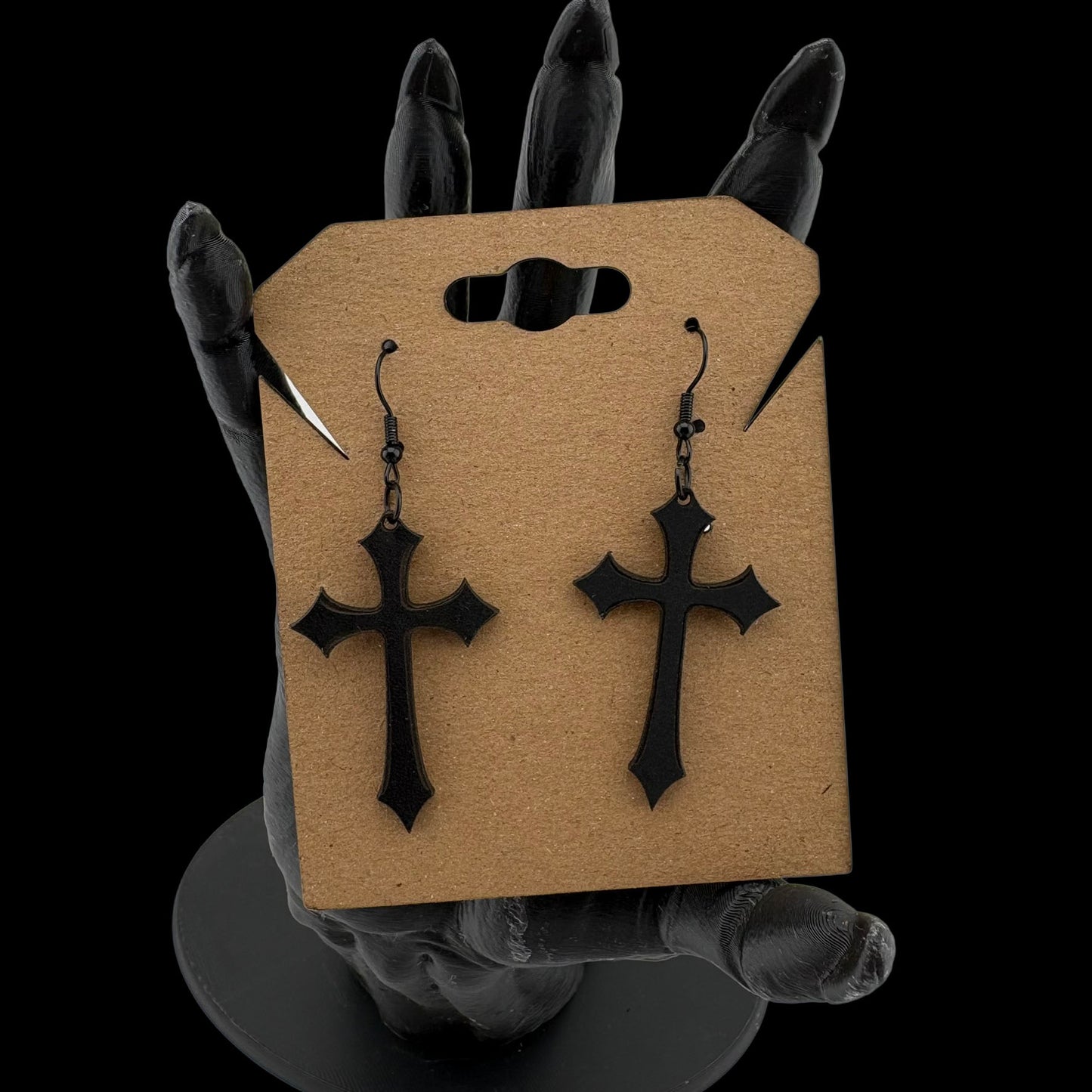 Gothic Cross Earrings