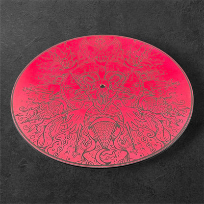 Ram and Axe Leather Turntable Pad