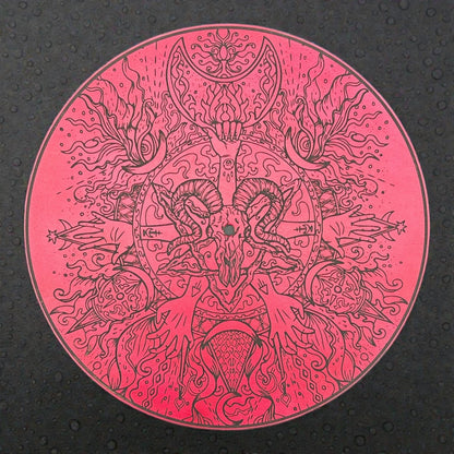 Ram and Axe Leather Turntable Pad