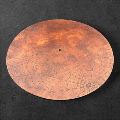 Spider Web Leather Turntable Pad