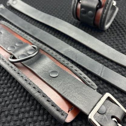 Deluxe Leather Handcuffs (Pair)