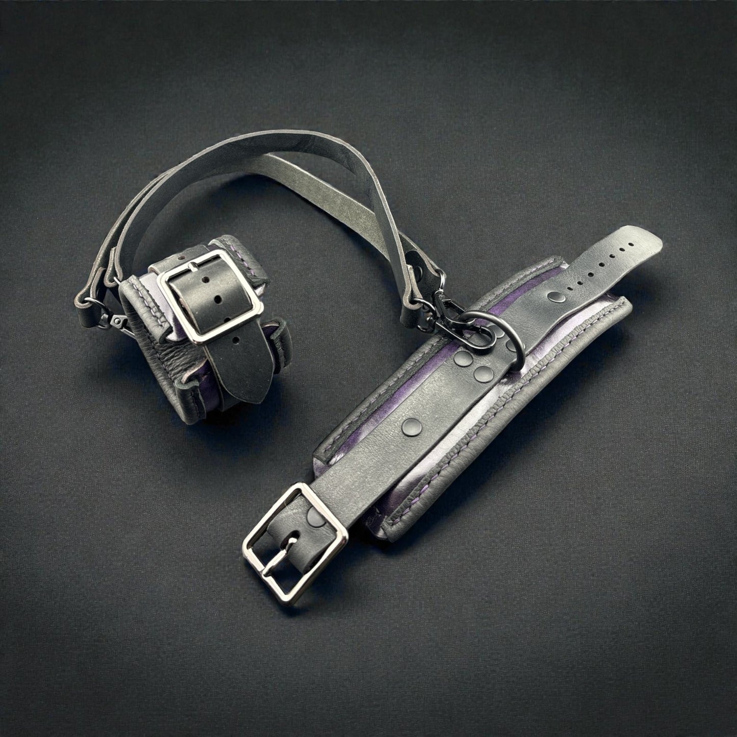 Deluxe Leather Handcuffs (Pair)