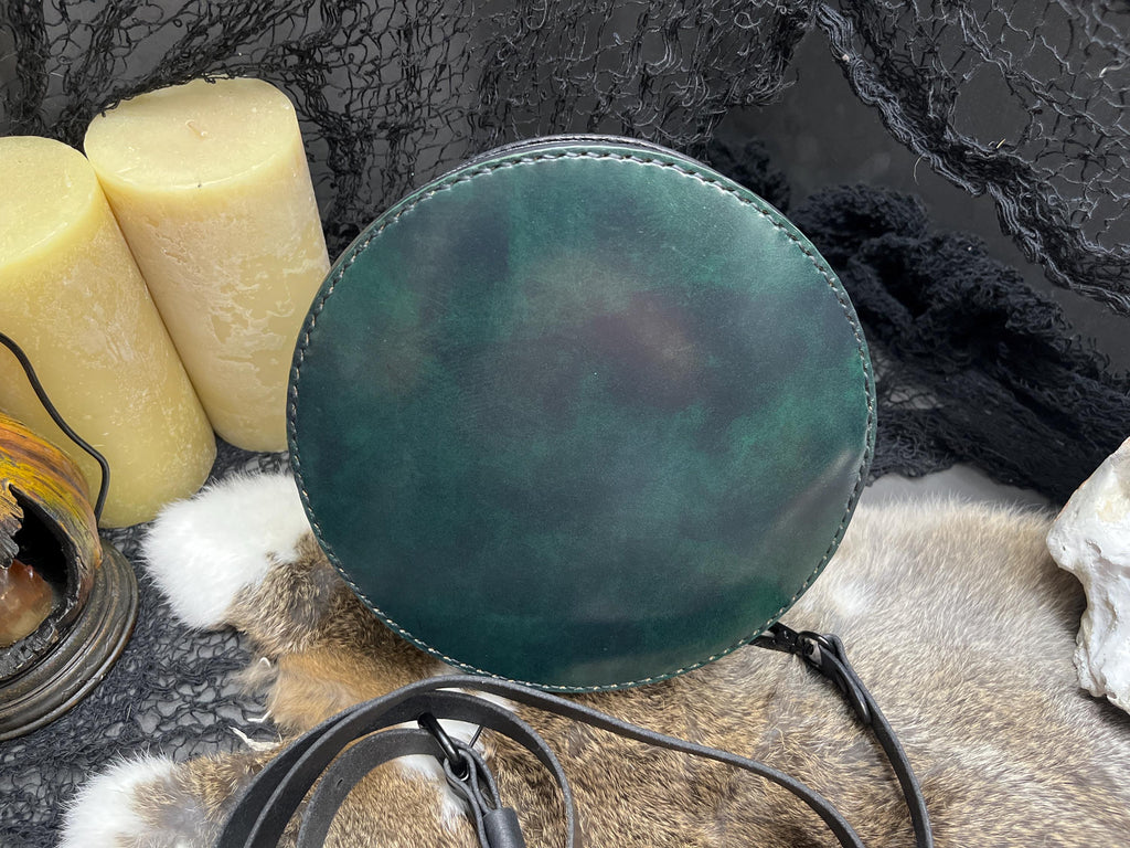 Haunted Forest Green Crossbody Bag