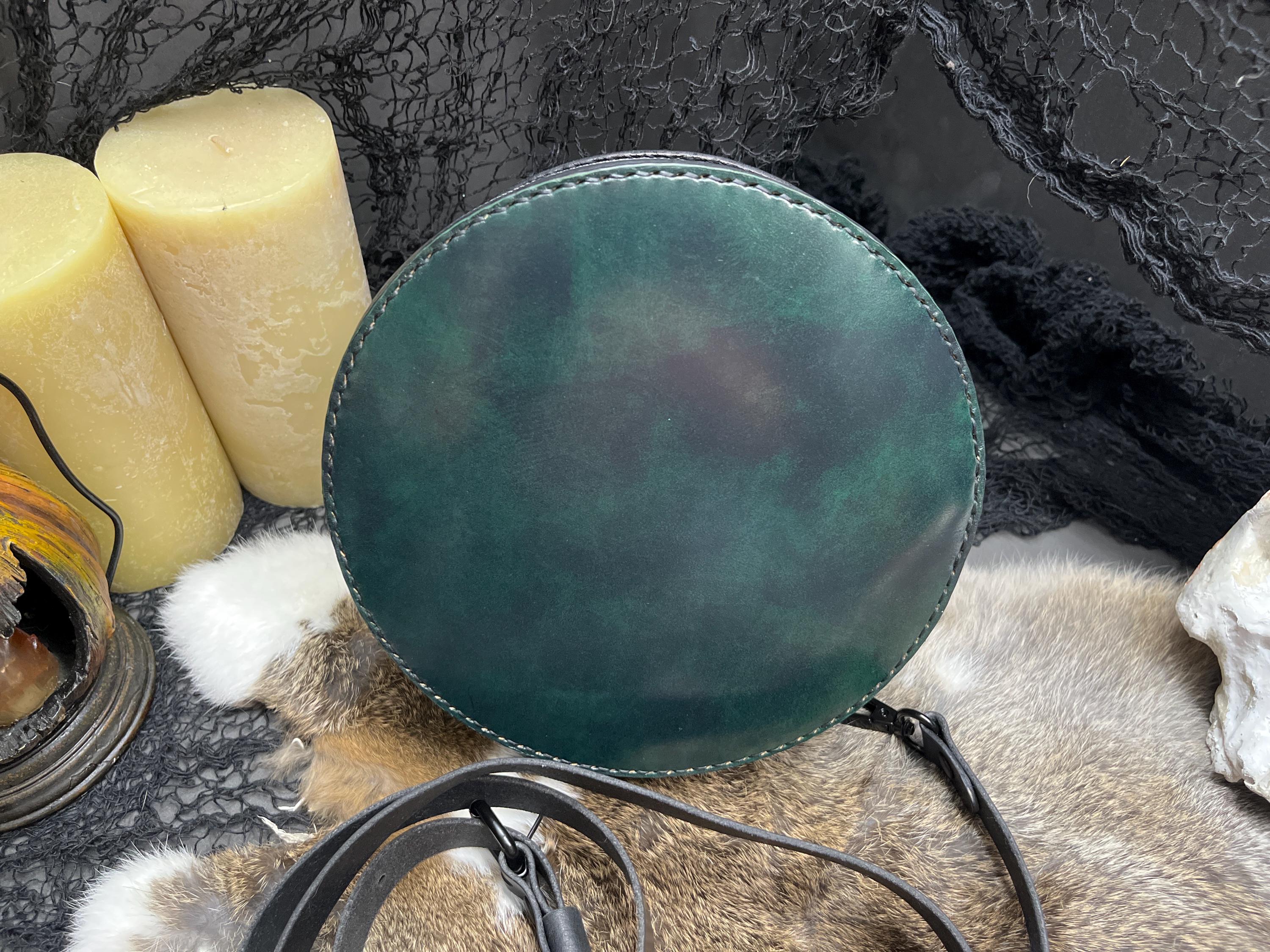 Haunted Forest Green Crossbody Bag