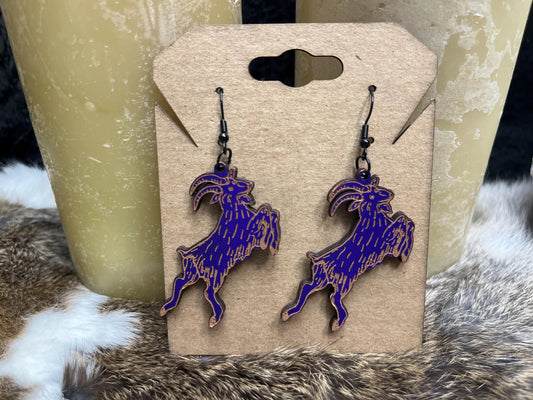 Black Phillip Earrings (Multiple Colors)