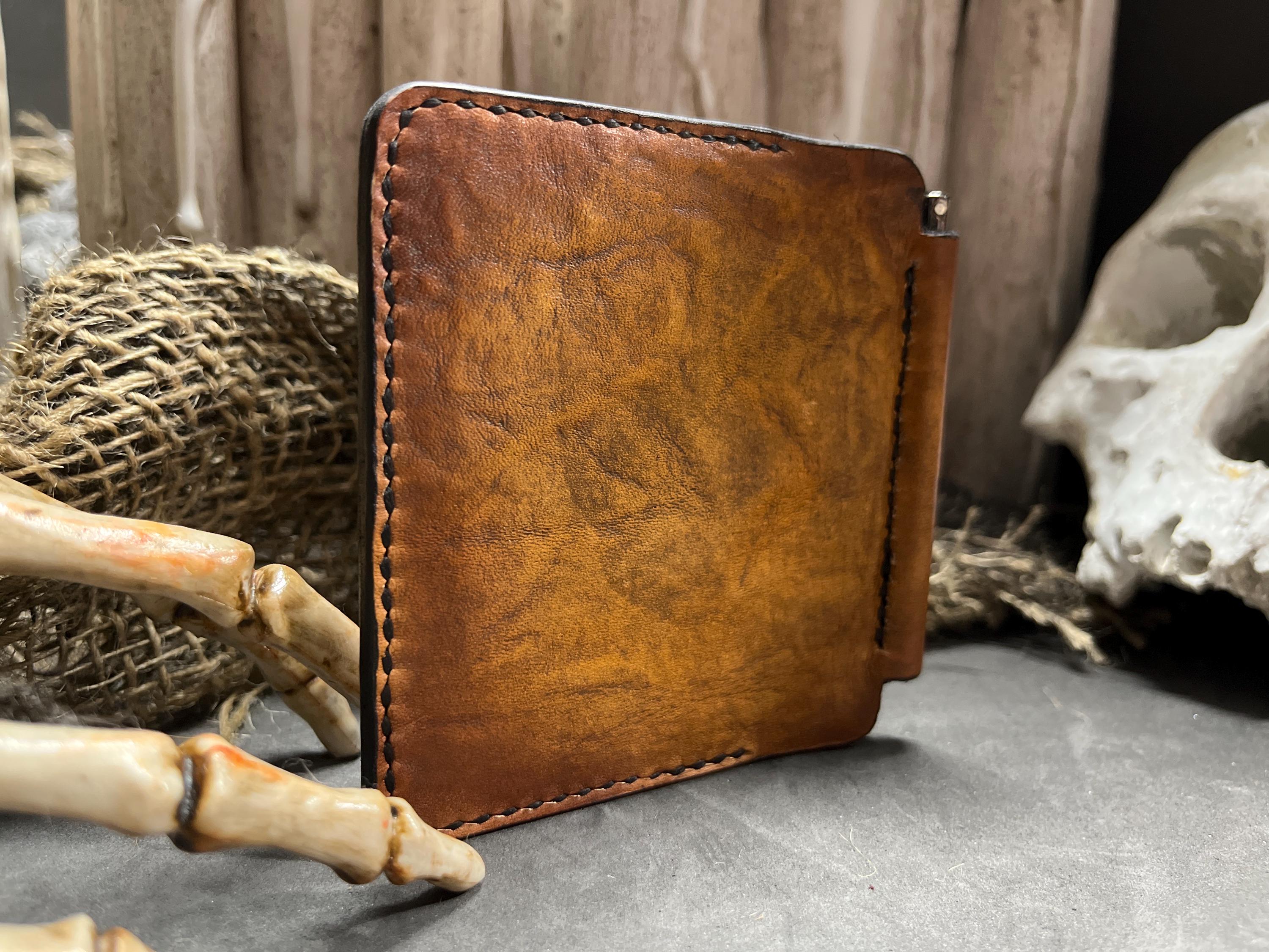 Book of the Dead Money Clip Wallet